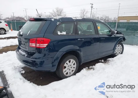 2014 Dodge Journey American Value Pkg from USA, damaged, VIN 3C4PDCAB4ET277412